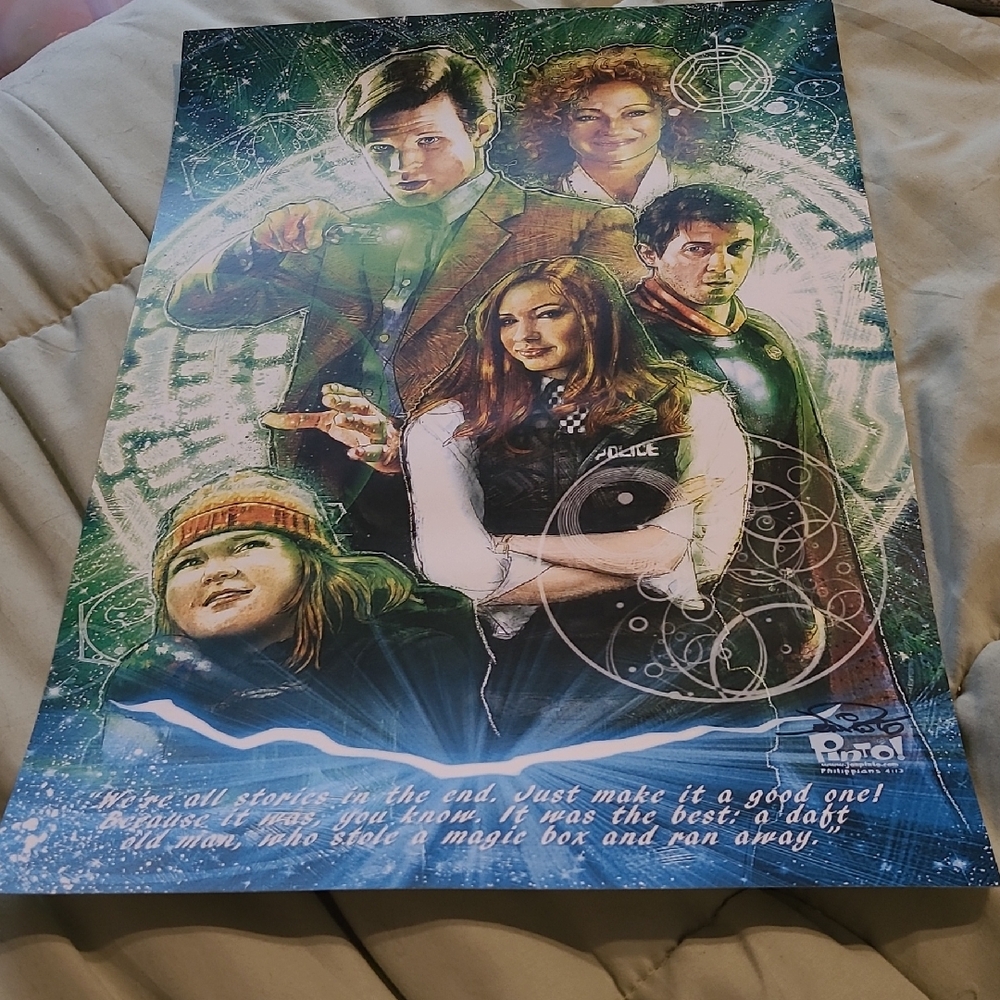Doctor Who Poster with Characters